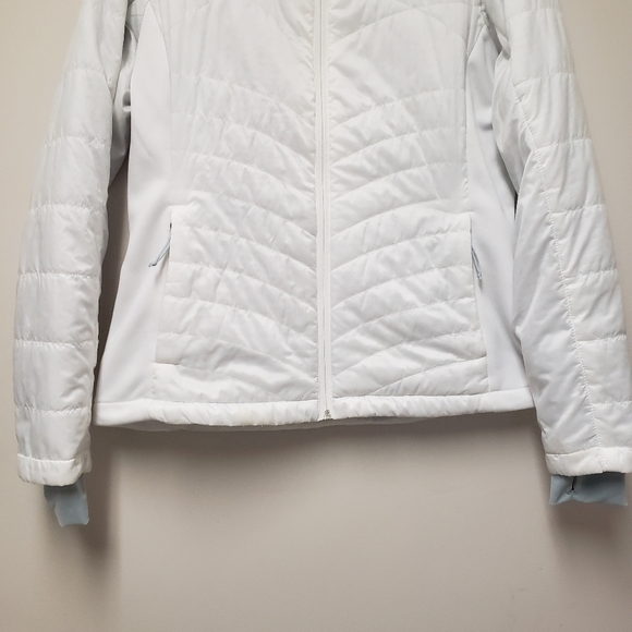 Columbia Omni-Heat Lightweight Puffer Jacket White Women's Size Medium - Picture 3 of 15